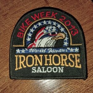 Biker Patch Denim Leather